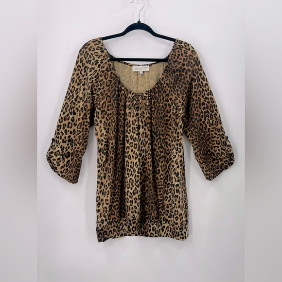 Jones New York Tops - JONES NEW YORK Leopard Top/Tunic